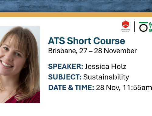 ATS Short Course speaker line up – Spotlight on: Jessica Holz